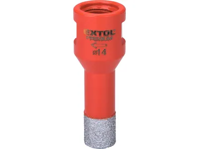 Obrázek produktu pro Diamantový vrták Extol Premium (8801863), O 14mm, závit M14