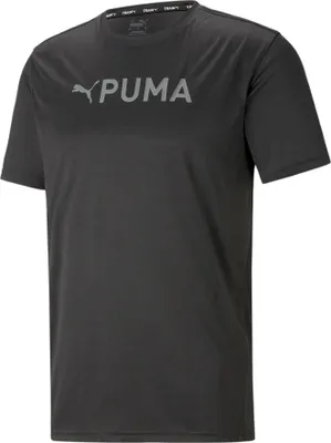 Produktbild von PUMA Fit Logo T-Shirt Herren 01 - puma black M