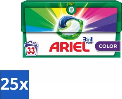Produktbild von Ariel - 3in1 Waschmittel-Pods - Color - 33 Pods - Vorteilspack - 25 Stücke