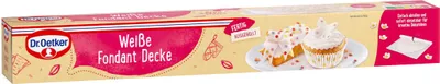 Produktbild von Dr Oetker White Fondant Cover gotowe do użycia opakowanie 450 g