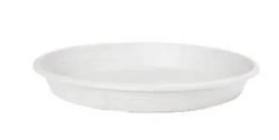 Produktbild von Florus Untersetzer rund 32 cm weiss für Blumentopf