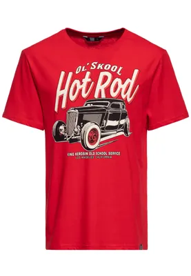 Produktbild von King Kerosin T-Shirt - Ol' Skool Rot XXL