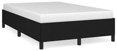Produktbild von vidaXL Bettgestell ohne Matratze Schwarz 120x190 cm Stoff