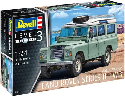 Productafbeelding van Revell Land Rover Series III, lange wielbasis, stationwagen, schaal 1:24