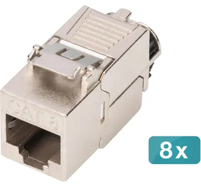 Immagine prodotto di DIGITUS DN-93816 Modulo Keystone Cat 8.1 - Presa di rete RJ45 ad alta velocità