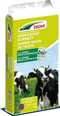 Produktbild von Bodenverbesserungsmittel getrockneter Rindermist 18 kg - Dcm