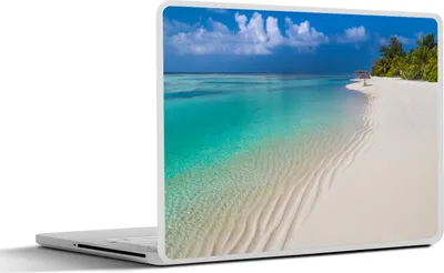 Produktbild von MuchoWow® Laptop Aufkleber Sticker Cover Meer - Strand - Sommer 31x22.5 cm - Laptop-Deko