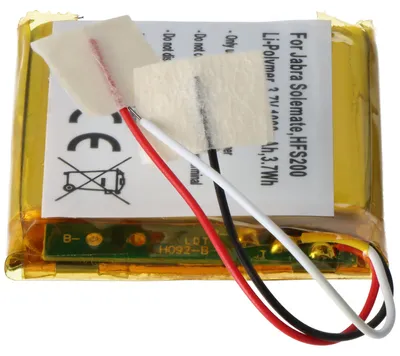 Produktbild von Akku passend für Jabra Solemate, HFS200, Li-Polymer, 3,7V, 1000mAh, 3,7Wh