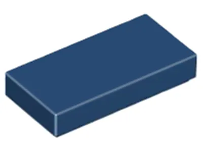 Produktbild von Lego® 1x2 Fliesen 3069 - 250 Stück Dunkelblau