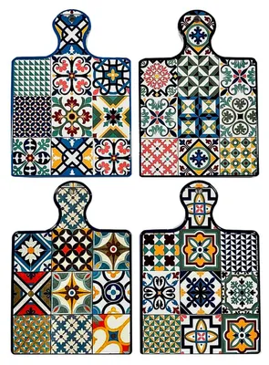Tischset aus Kork, mehrfarbig, 26 x 39 x 38,5 cm