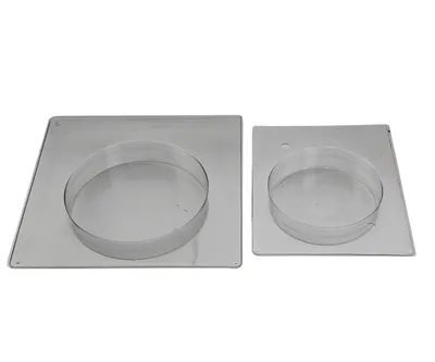 Produktbild von CREARTEC Betongießformen Rund 2-teilig. 105/145mm - für versch. Materialien - Profigießform - 88415