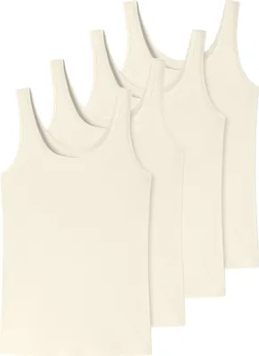 Produktbild von uncover by Schiesser 4er Pack Bamboo Baumwolle Unterhemd / Tanktop Hochwertig verarbeitet, Bequemes Tragegefühl, Aus elastischem Single-Jersey