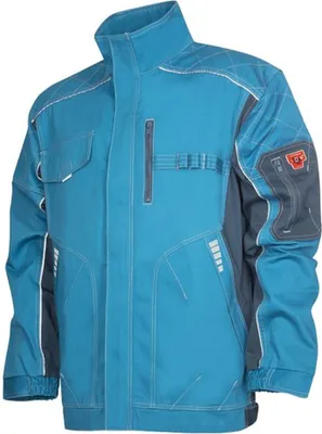 Produktbild von Ardon Safety Arbeitsjacke Vision hellbalu/dunkelblau Berufsjacke, Gr. 62
