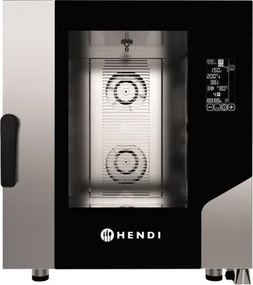 Immagine prodotto di HENDI Forno a vapore a convezione a contatto 7x GN 1/1, 400V/10400W, 730x849x(H)850mm
