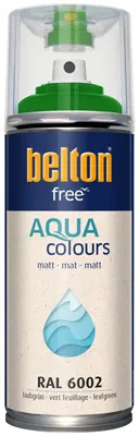 Produktbild von belton free Lackspray AQUAcolours 400 ml laubgrün matt
