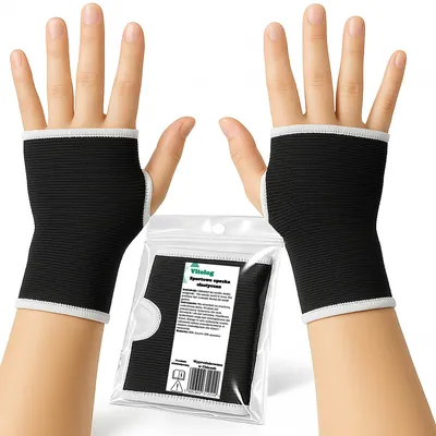 Immagine prodotto di Fascia per polso a due pezzi, stabilizzatore per polso, con sistema di regolazione