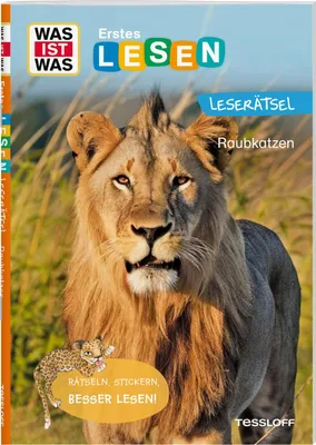 Produktbild von WAS IST WAS Erstes Lesen Leserätsel. Raubkatzen
