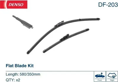 Produktbild von DENSO Scheibenwischer Vorne für NISSAN JUKE (F15) Rahmenlos