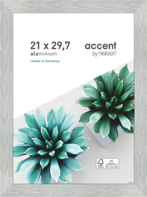 Obrázok produktu pre Hliníkový rám obrazu Star 21x30 cm štruktúra strieborná matná