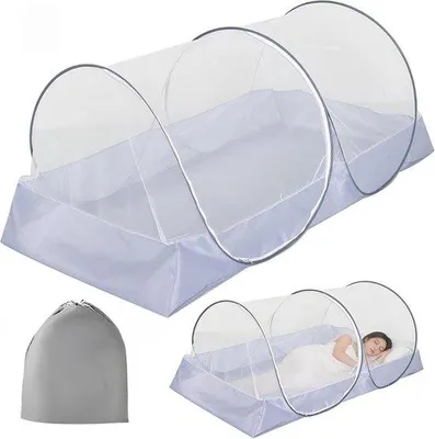 Produktbild von Pop-up Mückennetz 200 x 100 x 73 cm - faltbar und tragbar für Camping und Reisen