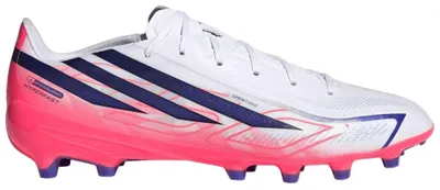 Imagen del producto de Botas de fútbol Adidas F50 Hyperfast League "Cloud White / Solar Purple / Solar Turbo" para Unisex