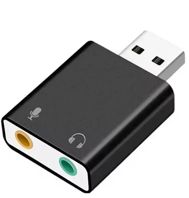 Produktbild von USB Sound Adapter 7.1 Channel schwarz