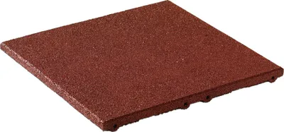 Produktbild von Fallschutzplatte / Gummimatte 500x500x65mm rot