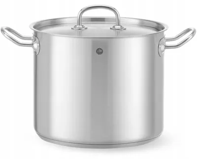Produktbild von Hendi Hochtopf mit Deckel Edelstahl 9L Induktion