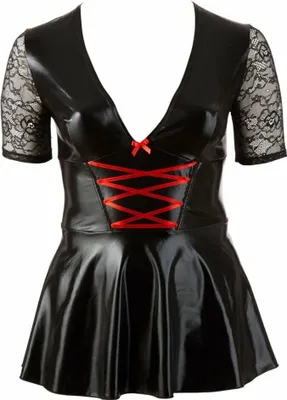 Obrázek produktu pro Kleid schwarz/rot 2XL