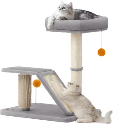 Produktbild von Feandrea Kratzbaum mit Liegefläche, multifunktionaler Katzenbaum mit Plattform