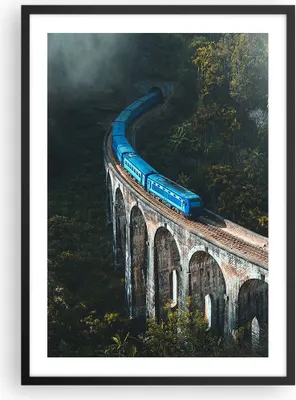 Produktbild von Gerahmtes Poster - Schwarzer Rahmen - Zug Hogwarts Express - 50x70 cm - Wand Bild - Wanddeko - Wandbilder - Kunstposter - Wandposter - Bilderrahmen - Bilder - Kunstdruck - P2BPA50x70-5132