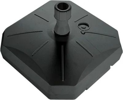Produktbild von Schirmständer 50 Liter, befüllbar, mit Rolle, anthrazit Polyethylen-HD, für Schirmstöcke 30-55 mm