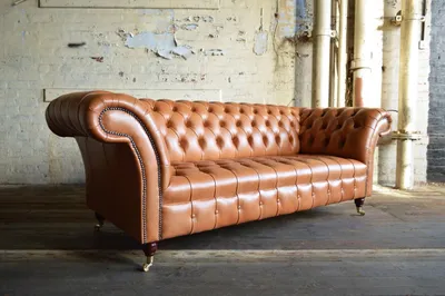 Immagine prodotto di Divano imbottito Chesterfield, set di divani in pelle, divani  #164
