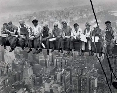 Image de Lunch on a Skyscraper / New york - 40x50cm - Affiche Poster
