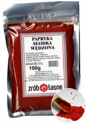 Zdjęcie produktu dla Papryka wędzona słodka 100g