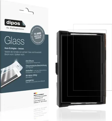 Produktbild von 2x Schutzfolie für Sixtop P1 matt - Anti-Shock 9H Folie dipos Glass Kunststoffglas