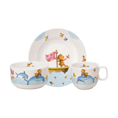 Produktbild von Villeroy & Boch Kindergeschirr Happy as a Bear - 3-teilig