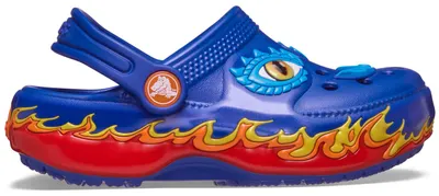 Produktbild von Crocs Toddler Classic IAM Dragon Lights Kleinkinder Clog mit LED-Lichter Blau (Blue Bolt), 212510-4KZ - Gr. 25-26
