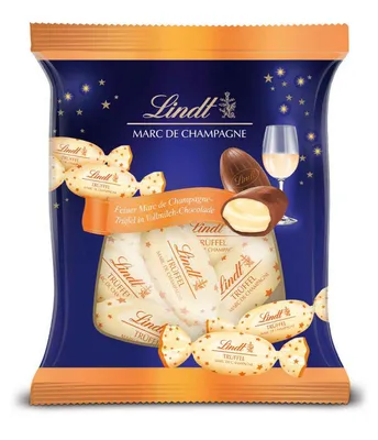 Produktbild von Lindt Marc de Champagne Zapfen Vollmilch Schokolade gefüllt 101g