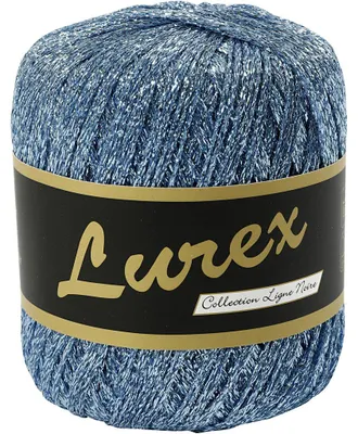 Produktbild von Lurexgarn, L 160 M, Hellblau, 25 g/ 1 Knäuel [HOB-421473]