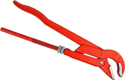 Produktbild von HaWe 69.015 Eckrohrzange S-Maul 1 2 Z in rot