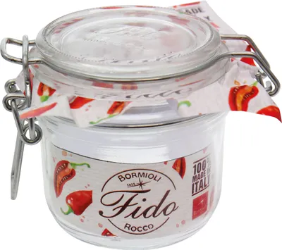 Immagine prodotto di Bormioli Rocco Drahtbügelgläser Fido 255ml, 6 Gläser + Gummis Einmachgläser 4261