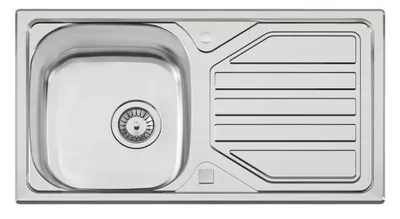 Produktbild von BLANCO RONDOSOL IF flächenbündige Spüle / Edelstahl / Bürstfinish / Stopfen