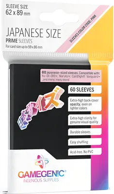 Immagine prodotto di Gamegenic Manicotti giapponesi neri (60 ct.)