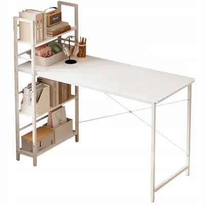 Zdjęcie produktu dla Biurko komputerowe młodzieżowe z półkami 120 cm