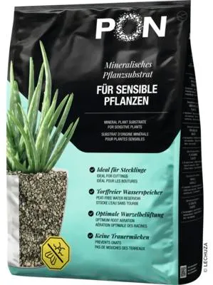 Produktbild von PON-Pflanzsubstrat BASICPON 20 Liter | Substrat für empfindliche Pflanzen | ohne Düngemittel | 14052
