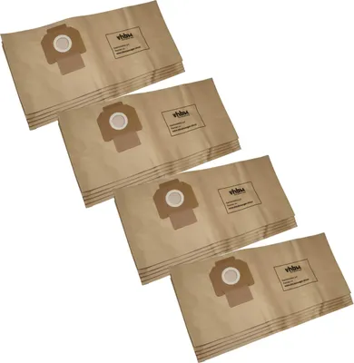 Produktbild von vhbw 20x Staubbeutel Ersatz für Nilfisk Alto 302004000 für Staubsauger - 28cm x 23cm braun