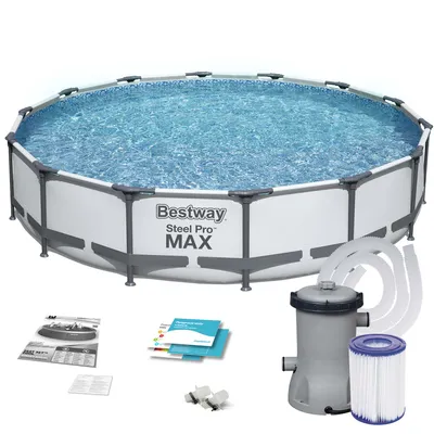 Produktbild von Rahmen-Gartenpool 427 x 84 cm 10-in-1 Bestway 56595