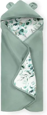 Obrázek produktu pro Baby Wikkeldeken Snuggle N Dream/Katoen/Univerzální pro přenosnou postýlku, autosedačku, kočárek, kočárek, postýlku, odrážedlo/Pro 3bodové a 5bodové bezpečnostní pásy/Pro praní na 40 °C/Máta
