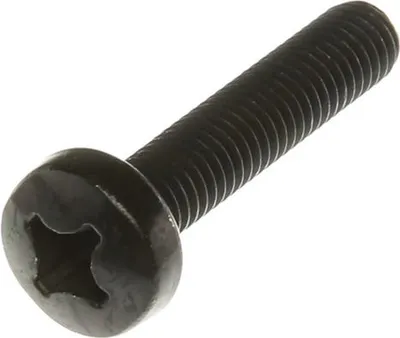 Produktbild von Linsenschraube Kreuzschlitz, brüniert M6x30 - DIN7985